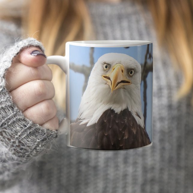 Mug American Bald Eagle Faune amusante (Créateur téléchargé)