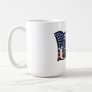 Mug American Bald Eagle with USA Drapeau - Patriotique