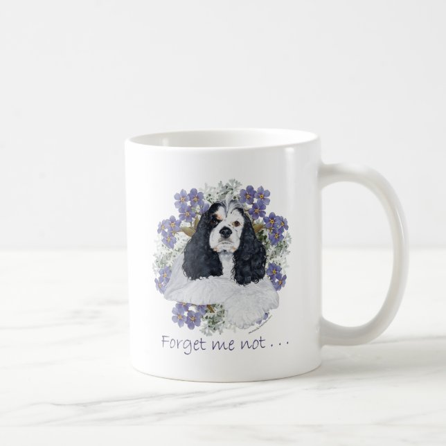 Mug American Cocker Spaniel Oubliez-Moi Pas (Droite)