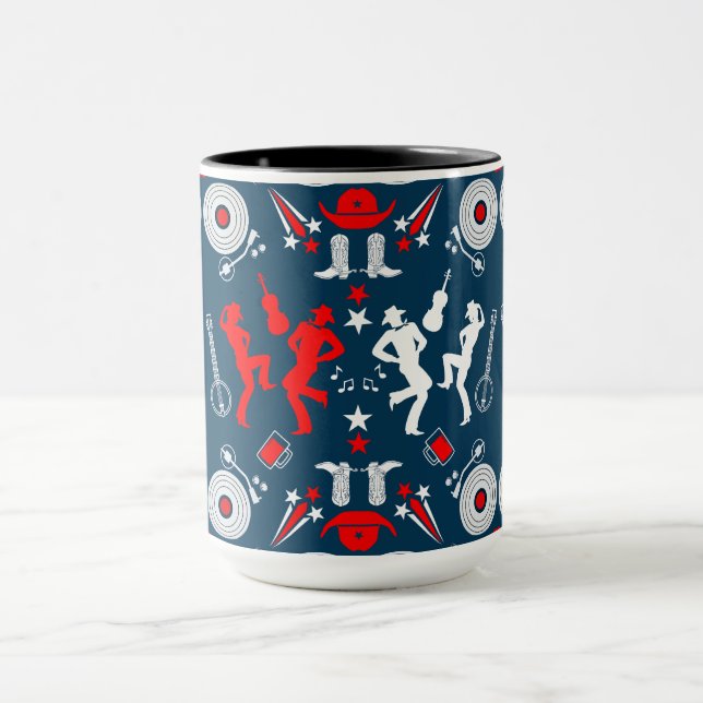 Mug American Country Music Line Dancing (Centre)