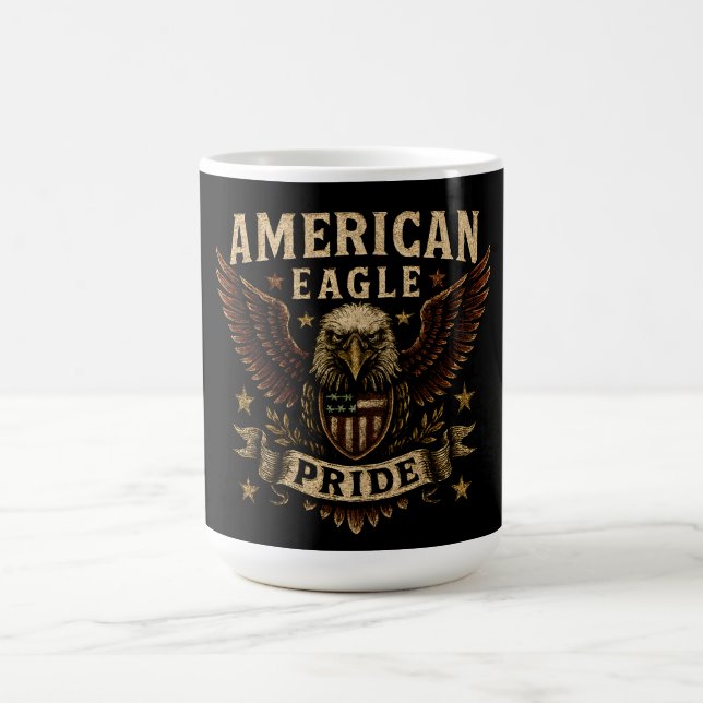 Mug American Eagle Pride – Bold USA Freedom (Centre)