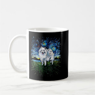 Mug American Eskimo Japonais Spitz Starry Night Dog Ar