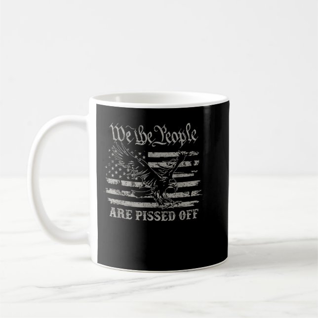 Mug American Flag Bald Eagle Nous, Les Gens, Nous Somm (Gauche)