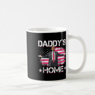 Mug American Flag Daddy's Home Trump 2024 Patriotique