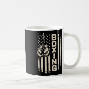 Mug American Flag Funny Boxing Fighter Gym Gants Pour