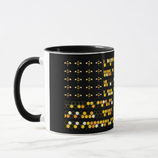 Mug American Flag Honeycomb Beekeeper Bee Love cadeaux