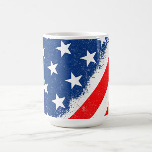 Mug American Flag Shirt USA Patriotique Star Stripes