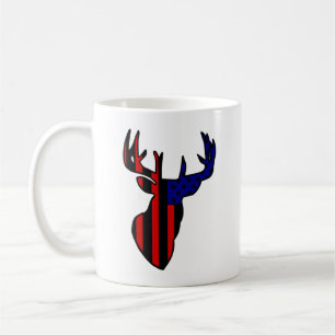 Mug American Flag Whitetail Buck