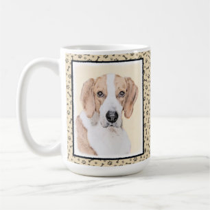 Mug American Foxhound Painting - Joli art original chi