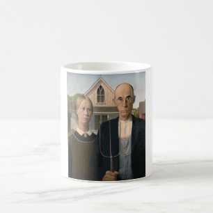 Mug American Gothic : Vie rurale Pauvre fermier rural