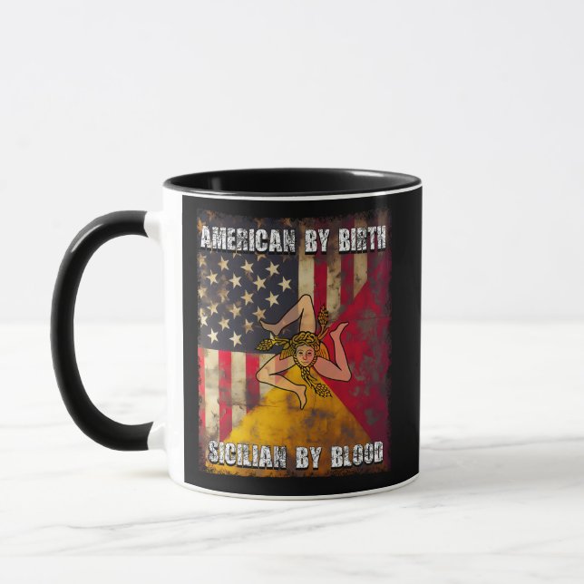 Mug American par Birth Sicilian par sang (Gauche)