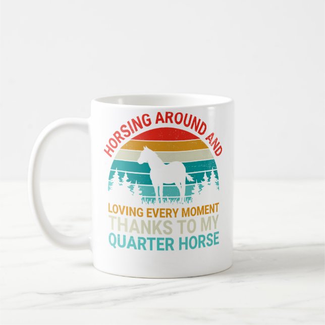 Mug American Quarter Horse Owner Horse Riding Horses R (Gauche)