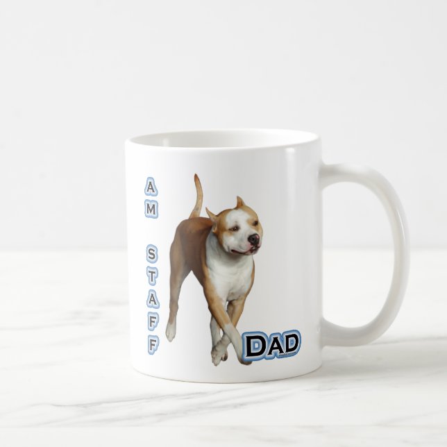 Mug American Staffordshire Papa 4 (Droite)