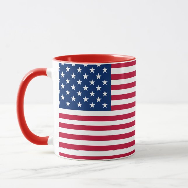 Mug American USA Flag Pride Design-76353 (Gauche)