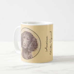 Mug American Water Spaniel Peinture - Original Dog Art