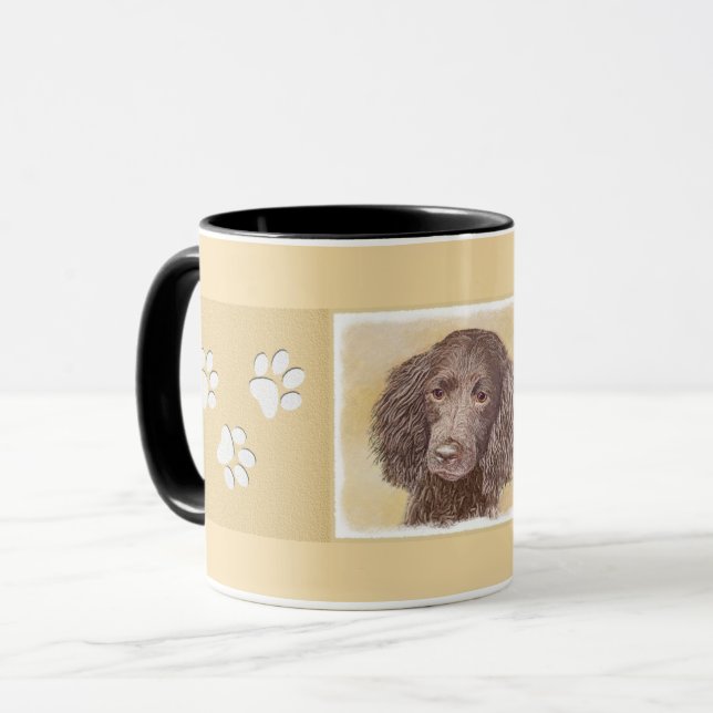 Mug American Water Spaniel Peinture - Original Dog Art (Devant gauche)
