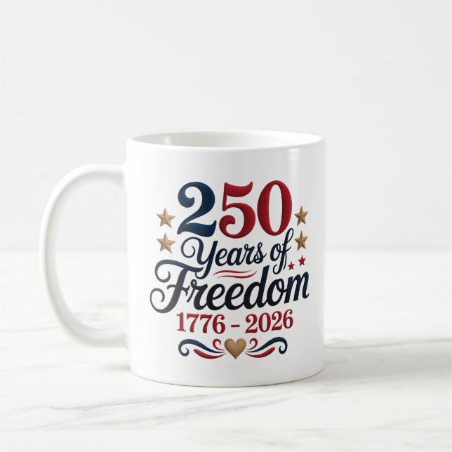Mug America's 250th Anniversary Commemorative (Gauche)