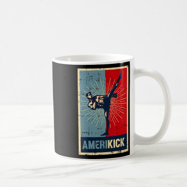 Mug Amerikick America Kickboxing 4 Juillet Incroyable  (Droite)