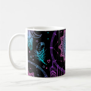 Mug Amérindien Dreamcatcher Moon Motif