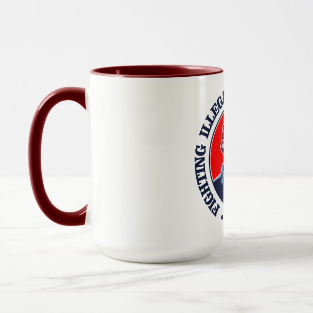 Mug Amérindien (immigration illégale) (Gauche)