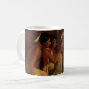 Mug Amérindien vintage, Chasse au cerf par Couse