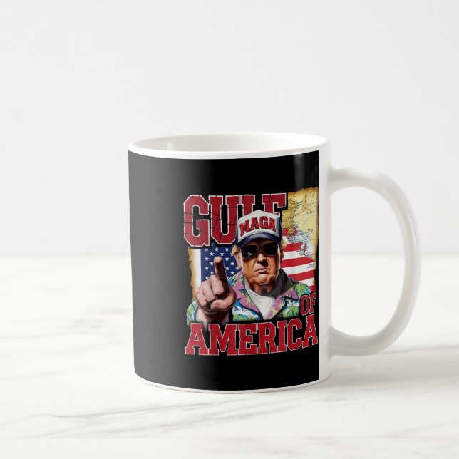 Mug Amérique du Golfe des États-Unis Salutation Trump  (Droite)
