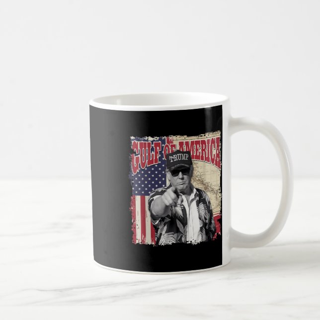Mug Amérique du Golfe des États-Unis Salutation Trump  (Droite)