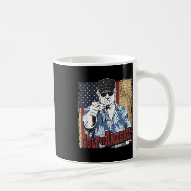 Mug Amérique du Golfe des États-Unis Salutation Trump  (Droite)