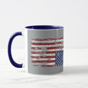 Mug Amérique en détresse - À l'envers vers le bas État