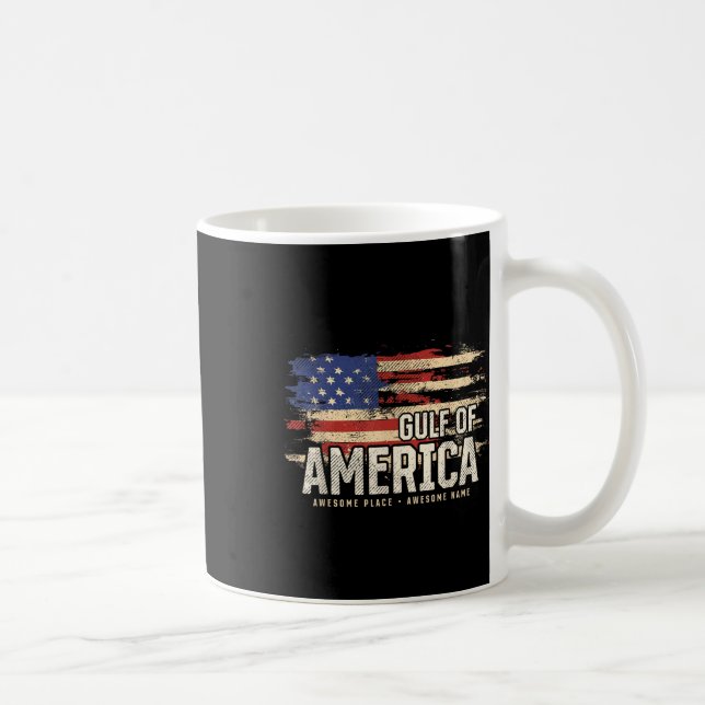 Mug Amérique Golfe des États-Unis Grunge Patriotique (Droite)