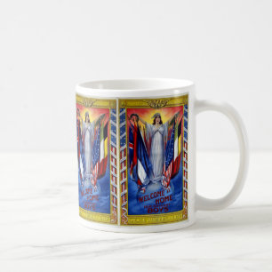 Mug Amérique patriotique vintage, Paix Justice Liberté