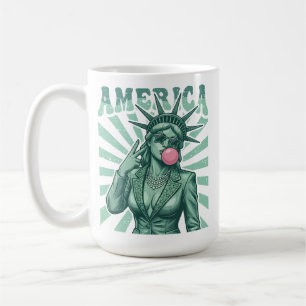 Mug Amérique Statue de la Liberté Bubble Gum Patriotiq