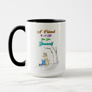 Mug Ami Est Un Cadeau Que Vous Donnez Vous-Même Chiens