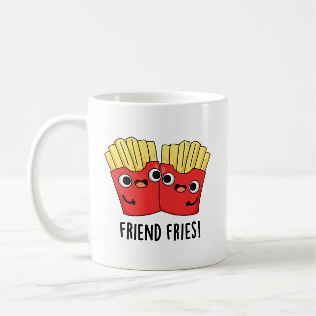 Mug Ami Fries Funny BFF Pun (Gauche)