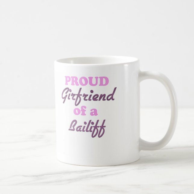 Mug Amie fière d'un huissier (Droite)