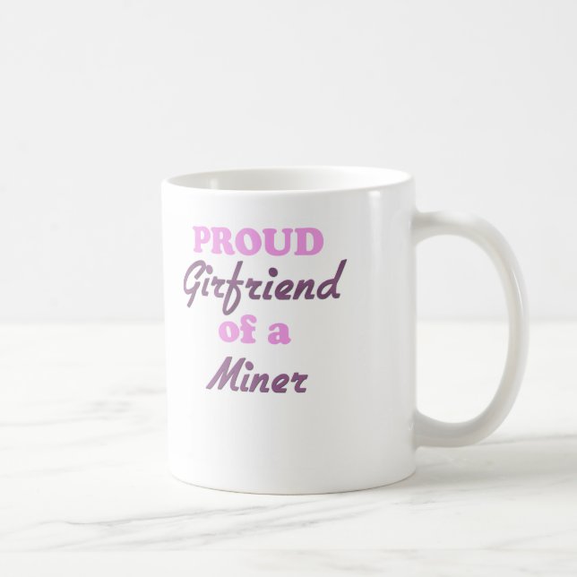 Mug Amie fière d'un mineur (Droite)