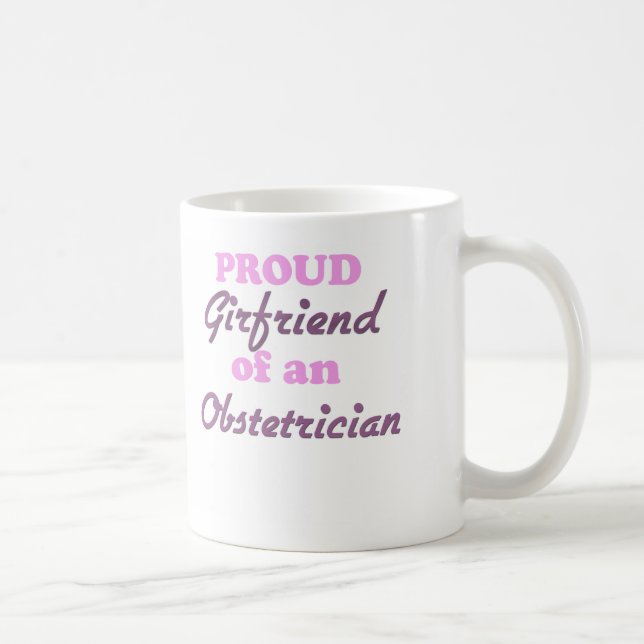 Mug Amie fière d'un obstétricien (Droite)