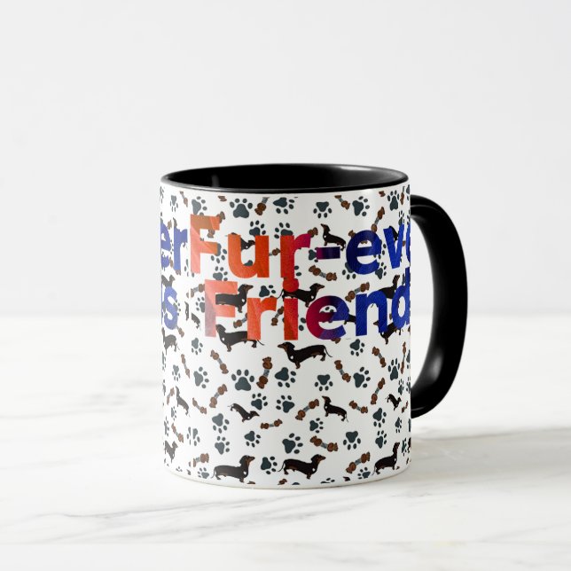 Mug Amis à Poils pour Toujours  (Devant droit)
