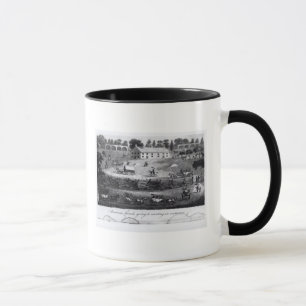 Mug Amis américains allant à se réunir en été