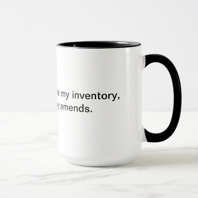 Mug Amis de Bill W. :  Inventaire (Droite)