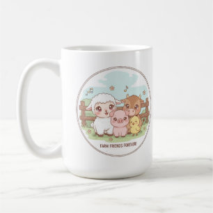 Mug Amis de la ferme pour toujours - mignons et cosy
