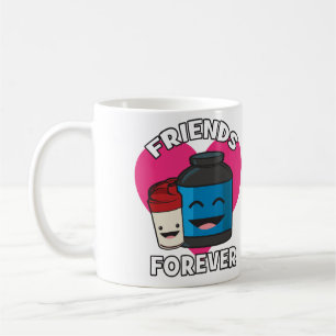 Mug Amis de l'entraînement pour toujours - Cute Kawaii