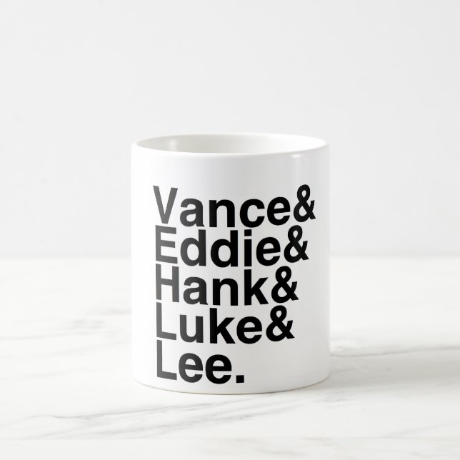 Mug Amis de livre - Vance Eddie Hank Luc Lee (Centre)