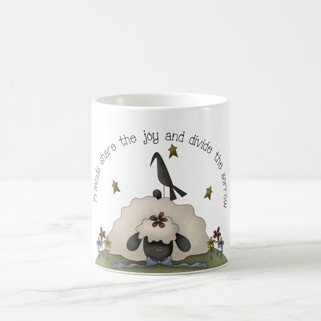 Mug Amis Moutons de pays primitifs (Centre)