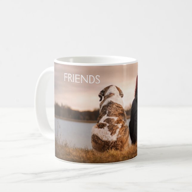 Mug Amis pour toujours (Devant gauche)