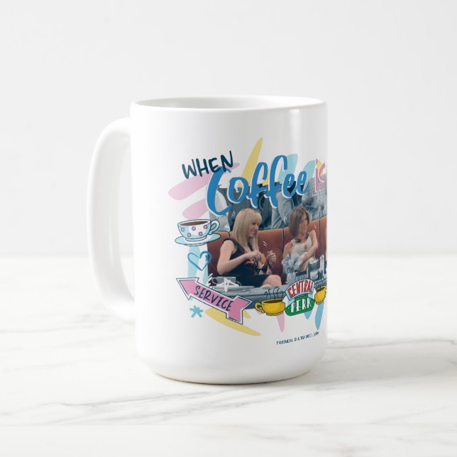 Mug AMIS™ | Quand le café est la vie (Devant gauche)