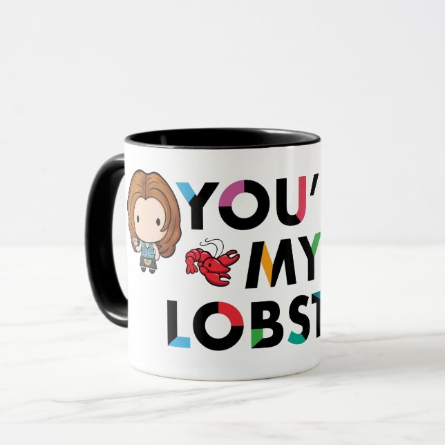 Mug AMIS™ | Ross & Rachel Lobster Chibi (Devant gauche)