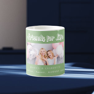 Mug Amis sauge noms de photo verts