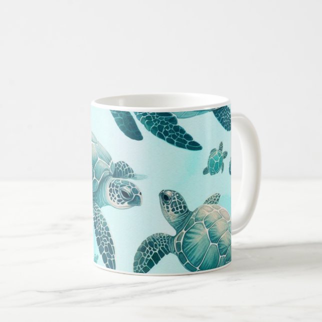 Mug Amis Tortues Marines (Devant droit)