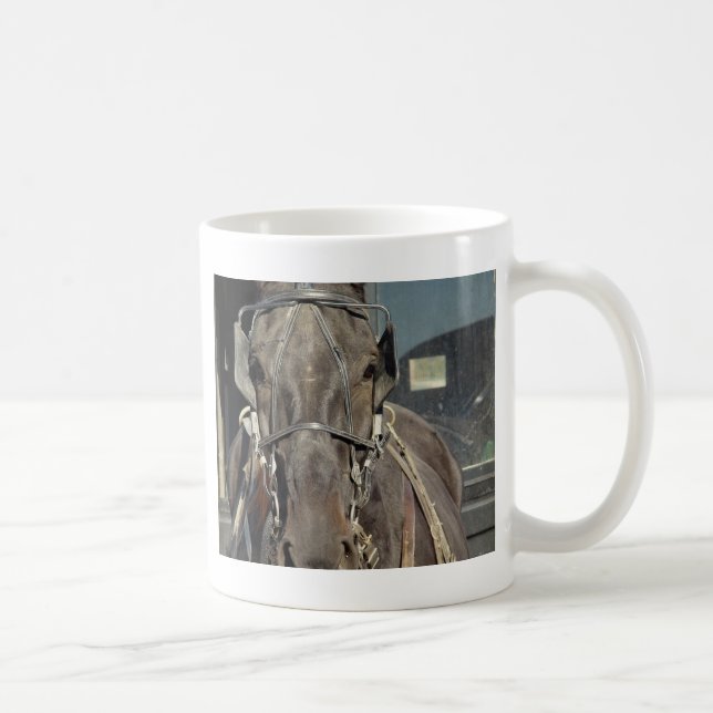 Mug Amish Buggy Horse (Droite)